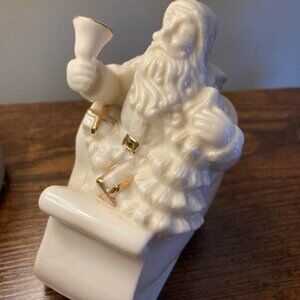 Lenox Santa in sleigh